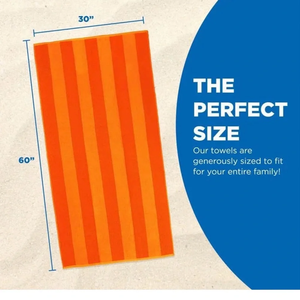 KAUFMAN • Multi Colored Beach Towels • Large • - Picture 9 of 12